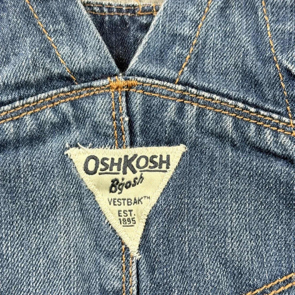 OshKosh Kids Overalls 3T  Blue Denim Bgosh Bib  Medium Wash‎ Adjustable
